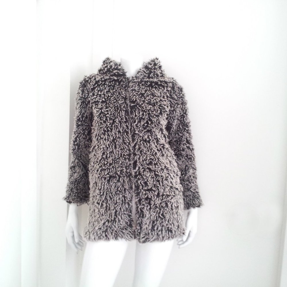 Faux Fur Hoodie Jacket with Ears